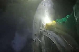 盘锦消防水池堵漏现场
